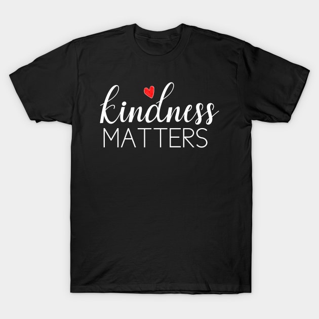 kindness matters T-Shirt by misoukill